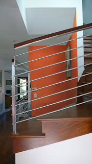 Modern Stainless Steel Staircase Railing