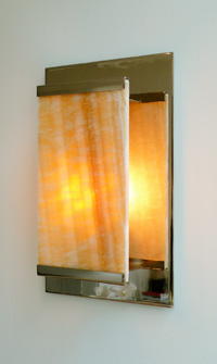 Honey Onyx Sconce